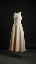 Ivory Strapless Wedding Gown with Pleated Train – Bridal & Formal Dress